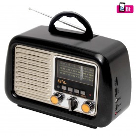 Radio retro, MP3-BT, 3 benzi - RRT 2B